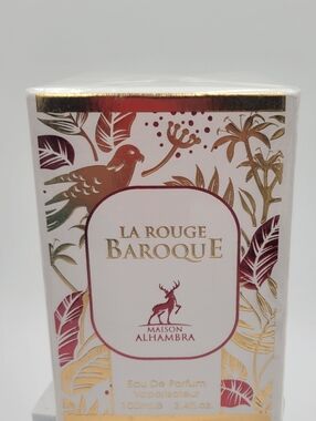 La Rouge Baroque Eau de Parfum by Maison Alhambra ~ 3.4 FL oz New Sealed